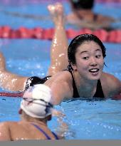 Japan's Tanaka finishes sixth in women's 100-meter breaststroke